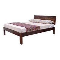 Furnitureshri solid wood king size bed