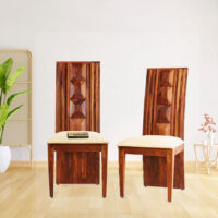 solidwood set of 2 chairs