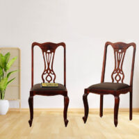 solidwood set of 2 chairs