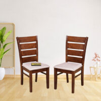 solidwood set of 2 chairs