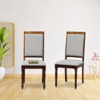 solidwood set of 2 chairs