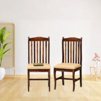 solidwood set of 2 chairs